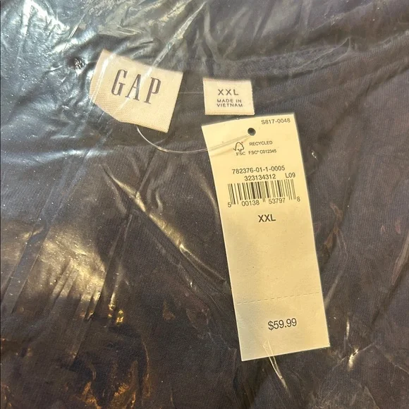 GAP Twist Strap Classic Navy Midi Dress. Size XXL. NWT - Picture 7 of 7